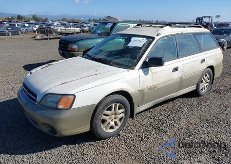 2000 Subaru Outback from USA, damaged, VIN 4S3BH6653Y7613935